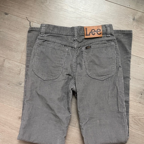 Lee Gray Corduroy Pants 26 - Picture 1 of 3